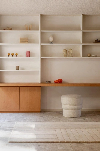 Dywan wełniany Decor Dune Oyster 160x230 nowoczesny do salonu i sypialni beżowy