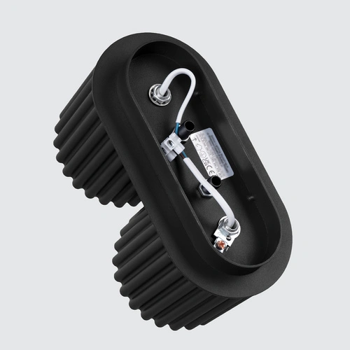 Plafon sufitowy nowoczesny czarny AURA 2 do salonu i kuchni GU10 minimalistyczny