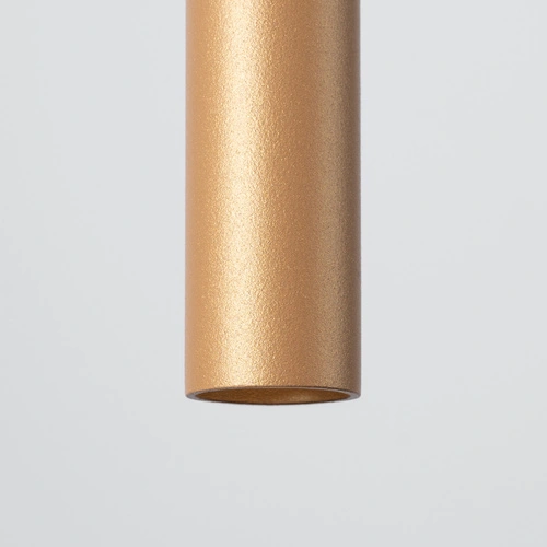 Lampa wisząca złota Pastelo 1 nowoczesna metalowa do salonu i nad stół Sollux Lighting