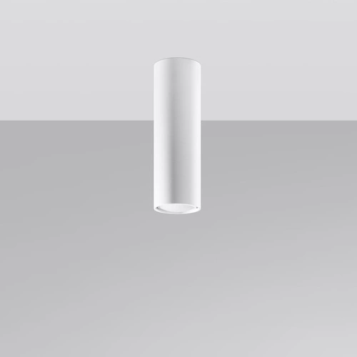 Plafon sufitowy biały Lagos 20 nowoczesny metalowy do kuchni, salonu i sypialni