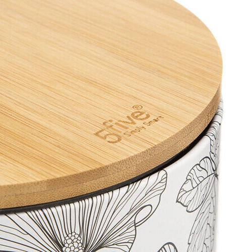 Kosz na śmieci do łazienki BlackFlora 3l nowoczesny biało-czarny z pedałem Soft Close