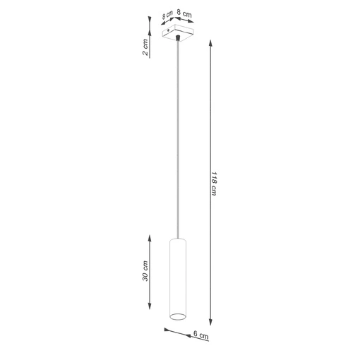 Lampa wisząca loftowa Lagos ochra czerwona regulowana do salonu sypialni kuchni nad wyspę