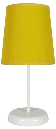 Gala nowoczesna lampka nocna do sypialni żółta z abażurem 31 cm CANDELLUX LIGHTING