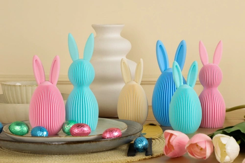 Sztuczny tulipan różowy Atmosphera 48 cm jak żywy nowoczesny kwiat do wazonu do salonu