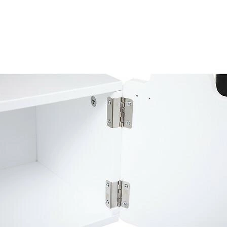 Stolik nocny dziecięcy Fox biały drewniany z MDF Atmosphera do pokoju dziecięcego