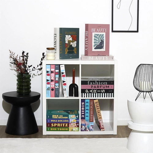 Pudełko ozdobne książka Marrakech czerwone dekoracyjne kartonowe do salonu Intesi