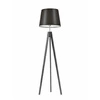 Lampa podłogowa ARUBA abażur brązowy stelaż popielaty