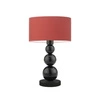 Lampka nocna HONOLULU nowoczesna z czerwonym abażurem do sypialni i salonu LYSNE 41 cm