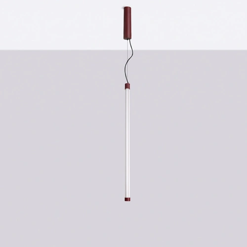 Lampa wisząca TRANG 75 LED burgund nowoczesna nad wyspę