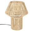 Lampka nocna do sypialni Shade boho Intesi pleciona sznurkowa naturalna skandynawska 33 cm
