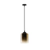 Lampa sufitowa Serena czarny 1x40 E27  klosz złoty