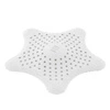 Sitko do zlewu i wanny Starfish Umbra białe gumowe nowoczesne do łazienki 16 cm