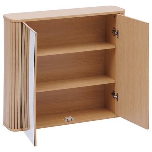 Szafka łazienkowa wisząca z lustrem Liora 80 cm minimalistyczna z półkami 5five