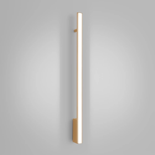 Kinkiet ścienny LED LAGOM 90 złoty nowoczesny do salonu i sypialni aluminium 4000K Thoro