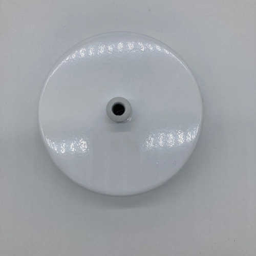 Lampa wisząca SAUCER biała 45 cm skandynawska nad stół do jadalni regulowana