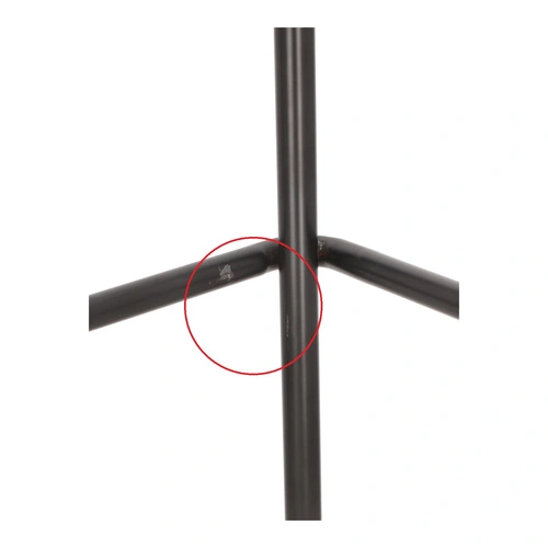 Stołek barowy Grego czarny 75 cm Outlet