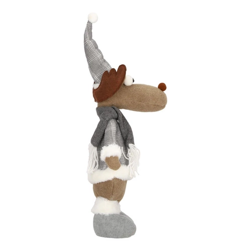 Renifer pluszowy Lucek szary
