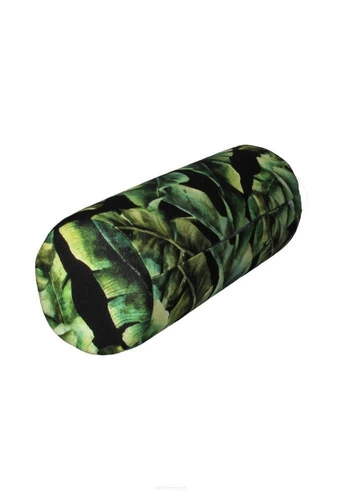 Poduszka wałek dekoracyjna Black Palms 15x40 cm termoelastyczna, antyalergiczna Intesi