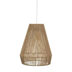 Lampa wisząca Palm naturalna boho z juty do salonu i jadalni Atmosphera 34 cm