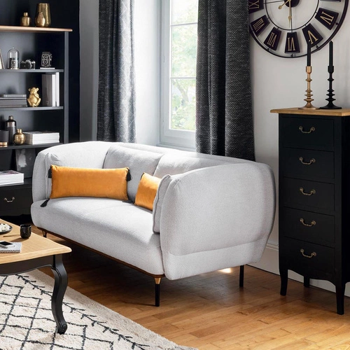 Wysoka komoda z szufladami Chrysa czarna do sypialni i przedpokoju nowoczesna Atmosphera