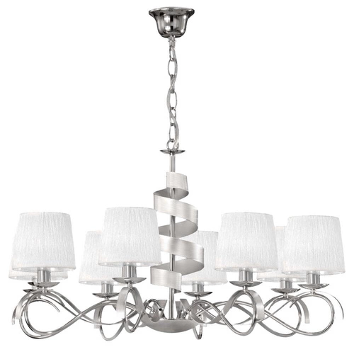 Lampa wisząca Denis 8x40W E14 chrom