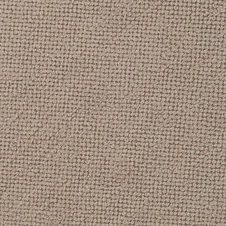 Pufa Amea okrągła beżowa bouclé do salonu nowoczesna tapicerowana Atmosphera 40 cm