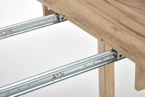 Stół okrągły rozkładany do jadalni Nigo Intesi dąb naturalny nowoczesny 102-142 cm