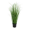 Sztuczna trawa w czarnej donicy 68cm