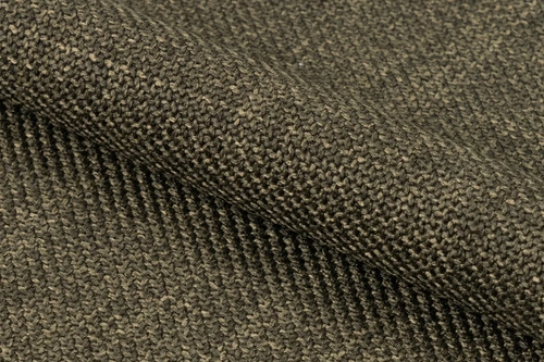 Krzesło tapicerowane Eleonor Actona oliwkowe z podłokietnikami do jadalni nowoczesne