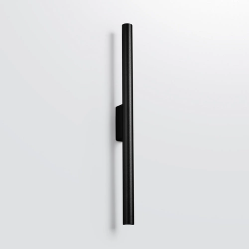 Nowoczesny kinkiet ścienny czarny Pastelo 2 metalowy do salonu i sypialni świeci góra dół