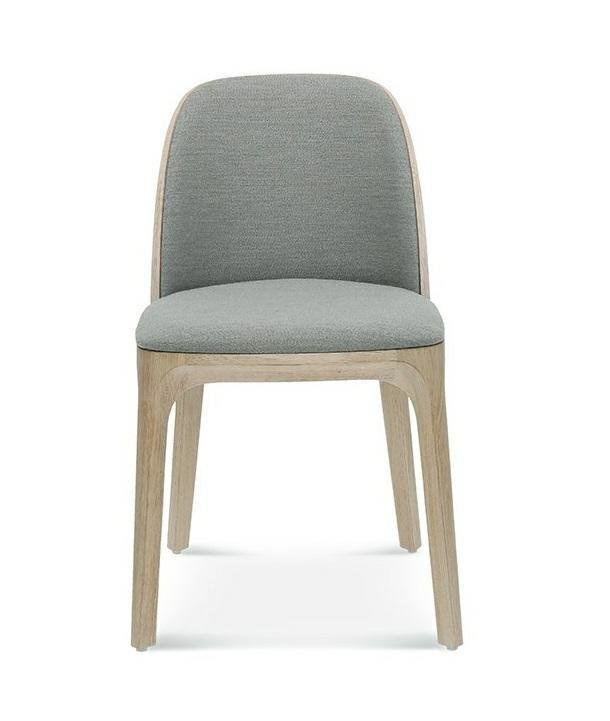 Krzesło tapicerowane Fameg Arch do jadalni i salonu personalizowane dąb premium nowoczesne