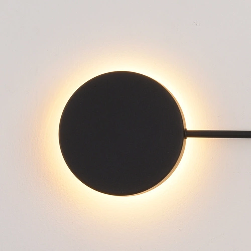 Kinkiet ścienny LED CLEX Step into Design czarny nowoczesny 75 cm do salonu