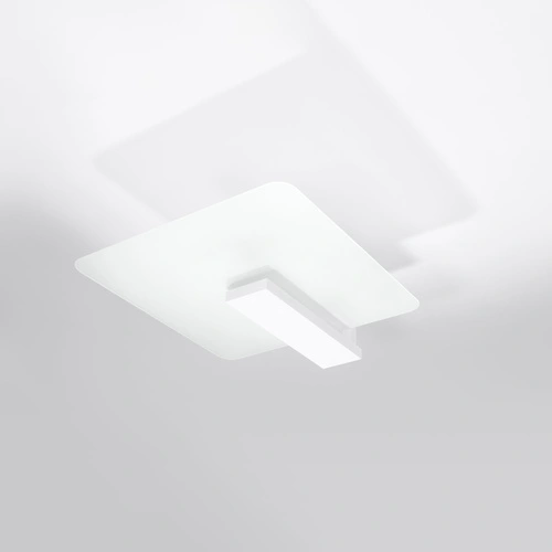 Plafon sufitowy LAPPO biały drewniany skandynawski do salonu i sypialni SOLLUX LIGHTING