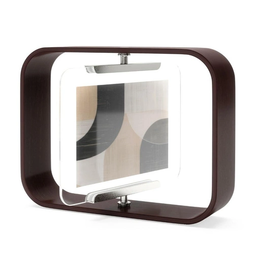 Ramka na zdjęcia 10x15 Bellwood orzechowa stojąca drewniana Umbra dwustronna