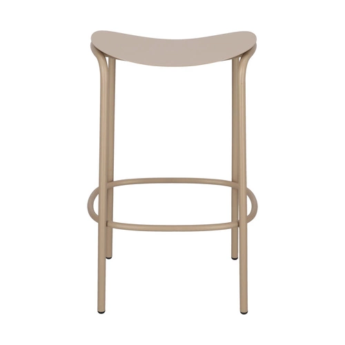 Hoker Trick szary metalowy nowoczesny bez oparcia do kuchni i ogrodu 65 cm SCAB Design