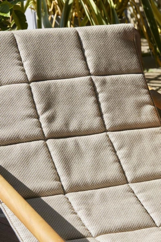 Fotel wypoczynkowy Glam outdoor do ogrodu i na taras, tkanina, styl glamour, z podłokietnikami