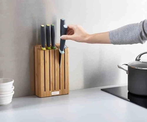 Bambusowy blok z 5 nożami, Elevate JJ