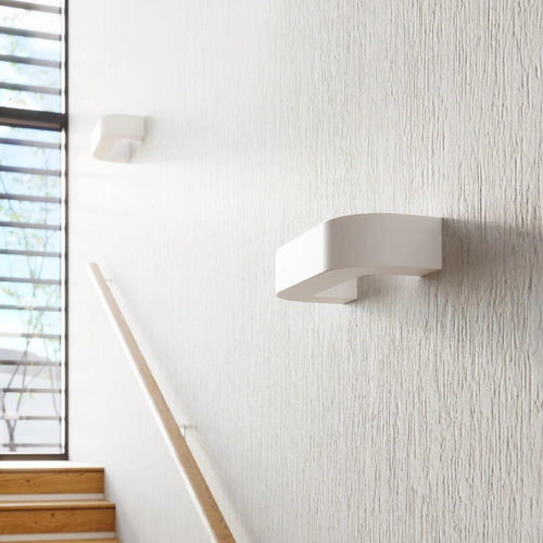 Kinkiet ścienny MAGNET biały ceramiczny nowoczesny do salonu i sypialni Sollux Lighting