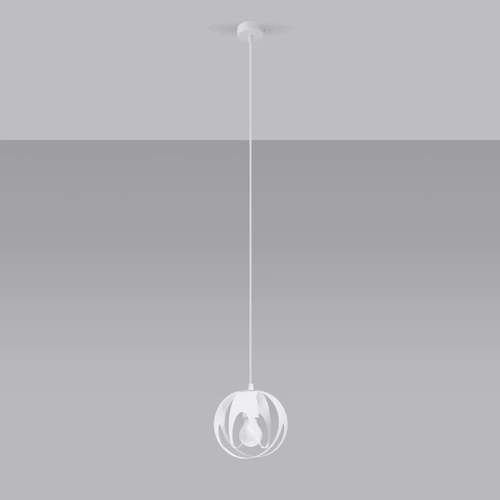 Lampa wisząca TULOS 1 biała