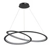 Lampa sufitowa LED Spirello czarna 80 cm nowoczesna do salonu i jadalni Step into Design