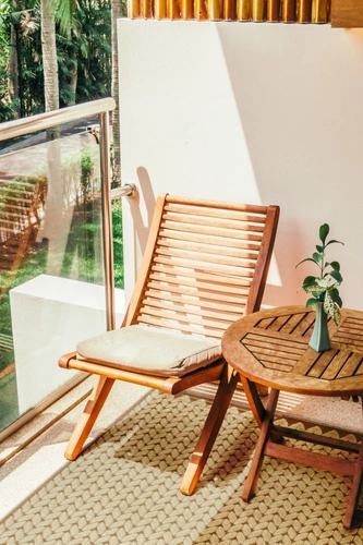 Dywan nowoczesny beżowy Trenzada 160x230 Carpet Decor do salonu i na taras łatwoczyszczący