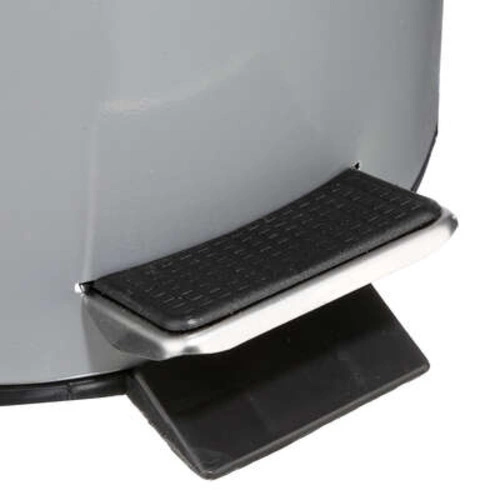 Kosz na śmieci do łazienki Colors 3l szary nowoczesny z pedałem 5five Simply Smart