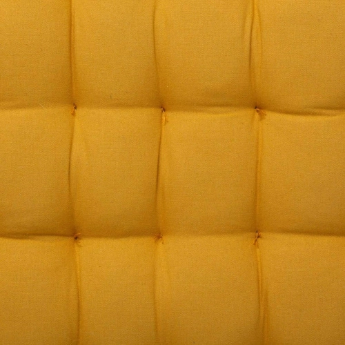 Poduszka podłogowa Otto boho bawełniana dekoracyjna do salonu i sypialni żółta 60x120