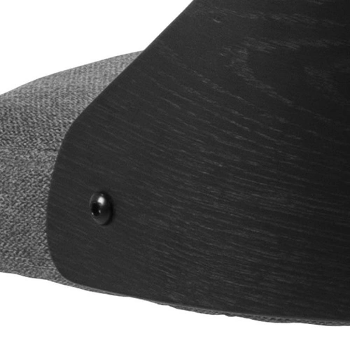 Hoker Lucy obrotowy szary tapicerowany z oparciem regulowany do kuchni i wyspy nowoczesny Actona