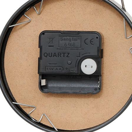 Zegar stojący motocykl Neils loftowy metalowy do salonu Atmosphera