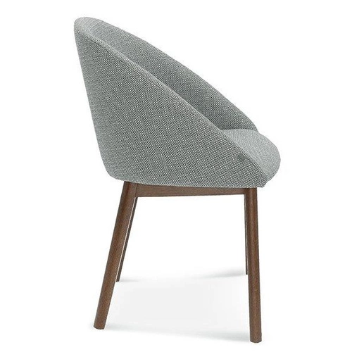 Krzesło tapicerowane Fameg Pop do jadalni i salonu nowoczesne buk personalizowane kubełkowe