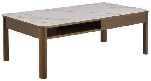 Stolik kawowy Southampton prostokątny nowoczesny z szufladą 130x70