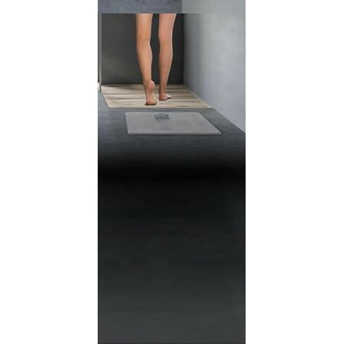 Mata diatomitowa szybkoschnąca szara 35x45 cm 5five simply smart do łazienki i kuchni