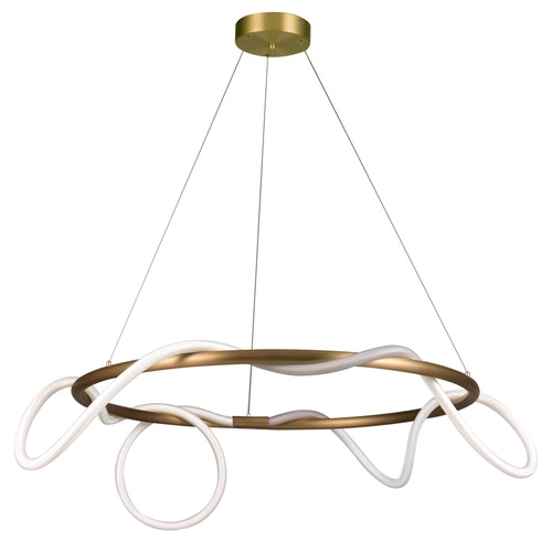 Lampa wisząca FANTASIA  ROUND LED złota