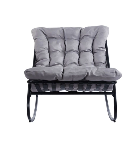 Fotel bujany Snoo Intesi szary nowoczesny ogrodowy na taras i balkon outdoor